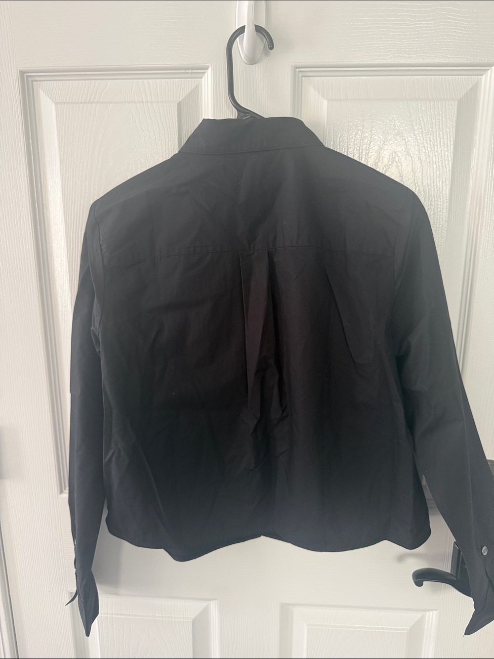 Banana Republic Black Pleated Front Dress Shirt - Picture 4 of 5
